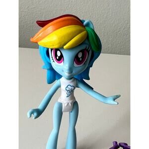 Rainbow Dash My little Pony Equestria Girls Minis with Rairity skirt